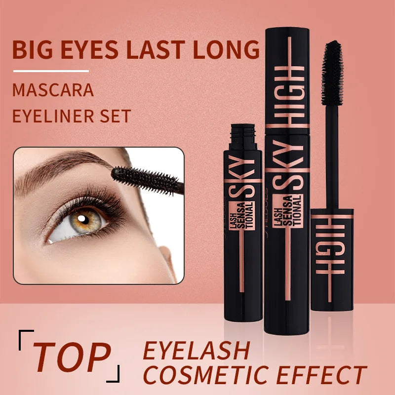 24Pcs Silk Fiber Lash Lengthening Thickening Softer Fuller Lashes Extensions Long-Lasting Smudge-Proof Eyelash Mascara.