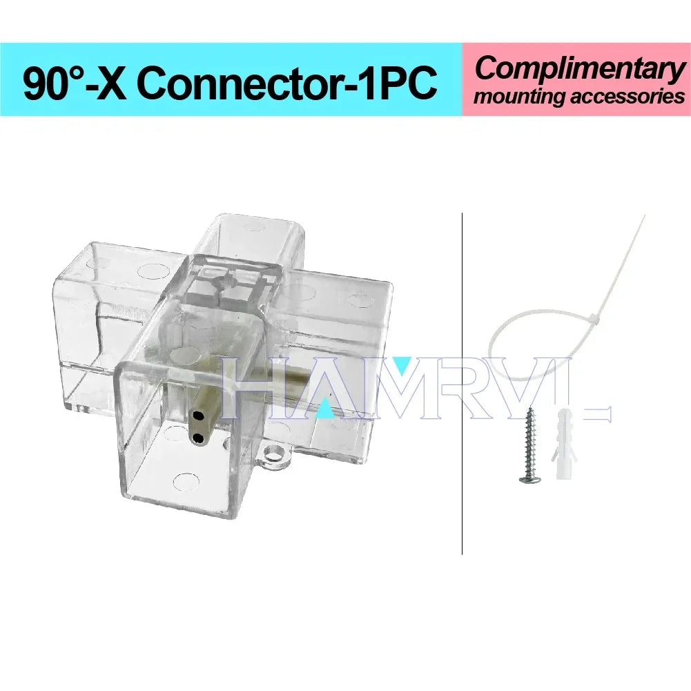 Garage Accessories DIY LED tube Hexagon connector cable for honeycomb Lamp 110-240V for Barbershop Workshop 4s Car Body Lighting.