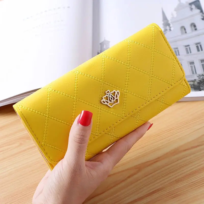 Fashion Zipper Wallets Womens Long Purses Handbags Coin Purse Cards Holder PU Leather Billfold Wallet.