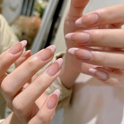 10pc Cat Eye Almond Handmade Press on Nails Light Blue Bow Fake Nails False Nails Artificial Nail Wearable Nail Tips Art Uñas.