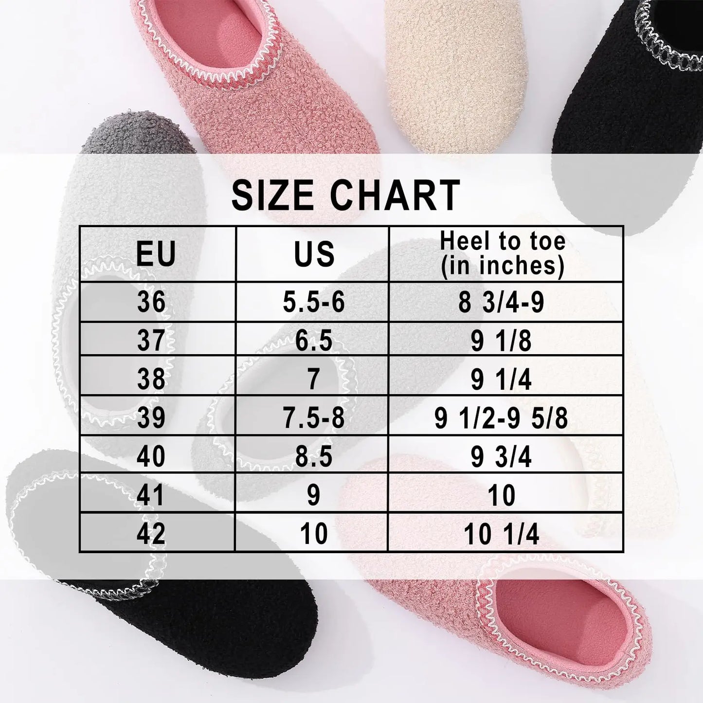 Comwarm Women's Fur Indoor Slippers Polar Fleece Flat Shoes Winter Fuzzy Slippers For Ladies Warm Cozy Shearling House Slippers.