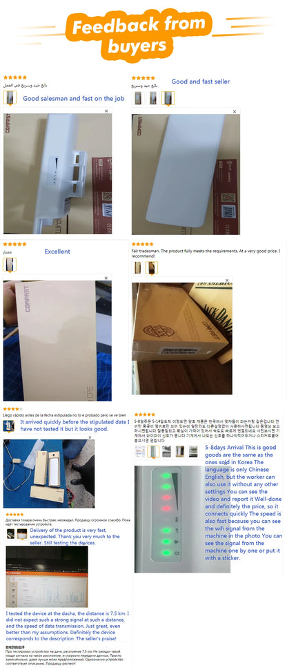 Comfast Outdoor Access Point 300Mbps 3-5KM Long Range Router CPE 2.4GHz Wireless Radio Bridge 2*14dBi Wifi Antenna Nanostation.