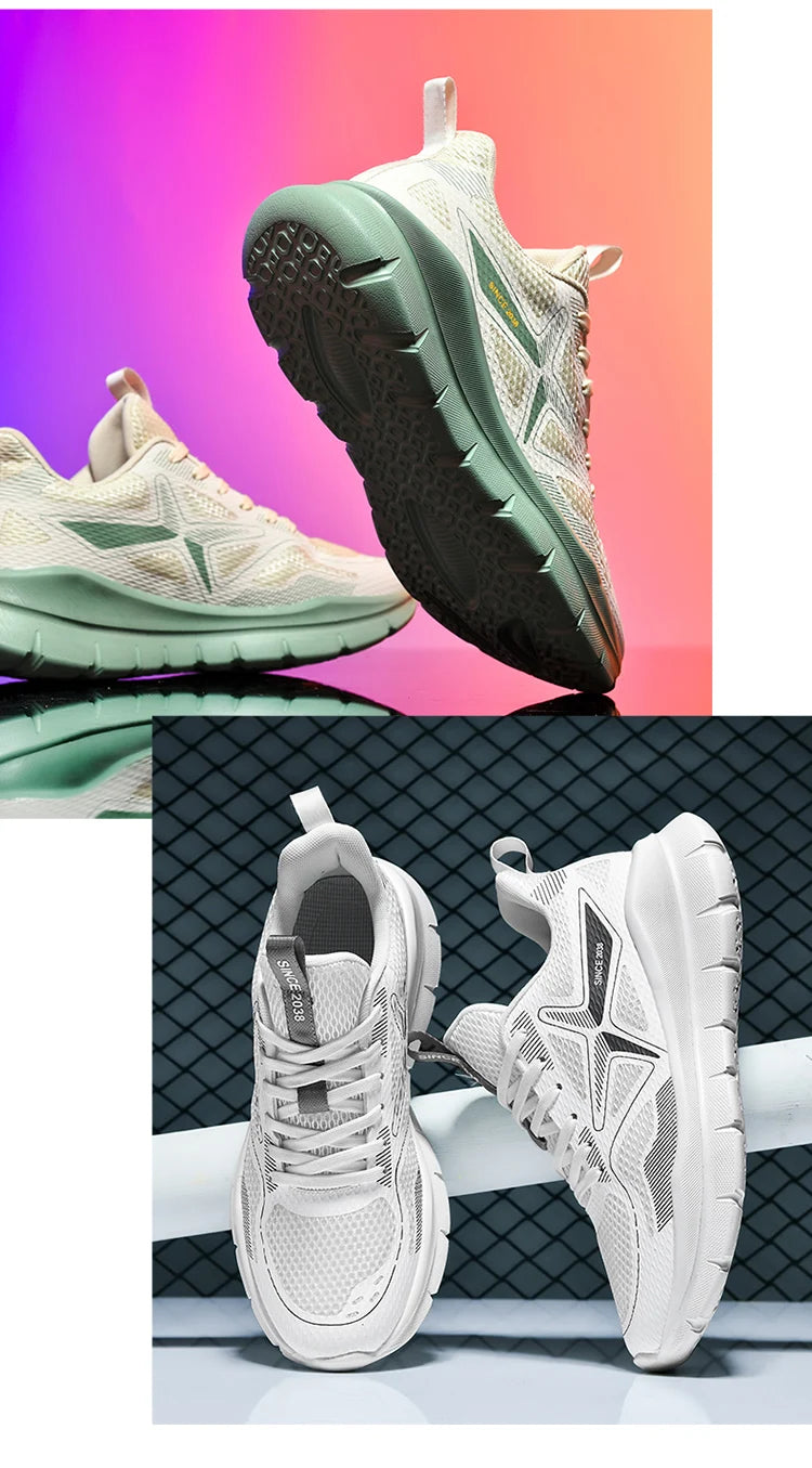 Men's Running Shoes Marathon Breathable Lightweight Women's Comfortable Casual Athletic Nonskid Walking Sports Sneakers.