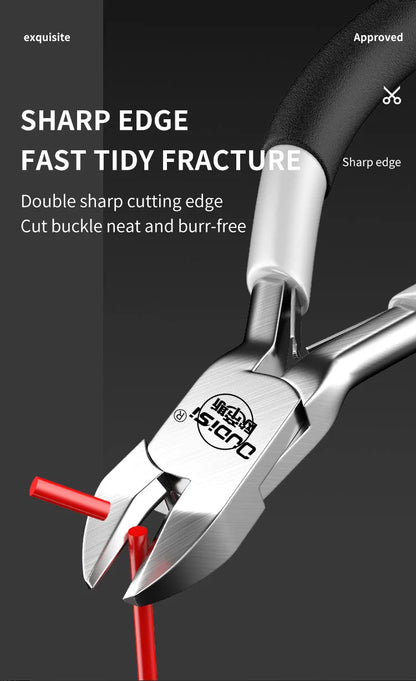 Mini Zange Diagonal Zange Runde Gebogene Spitz Cutter Handwerk Perlen Isolierte Zange Für DIY Kleine Schmuck Zangen Werkzeuge