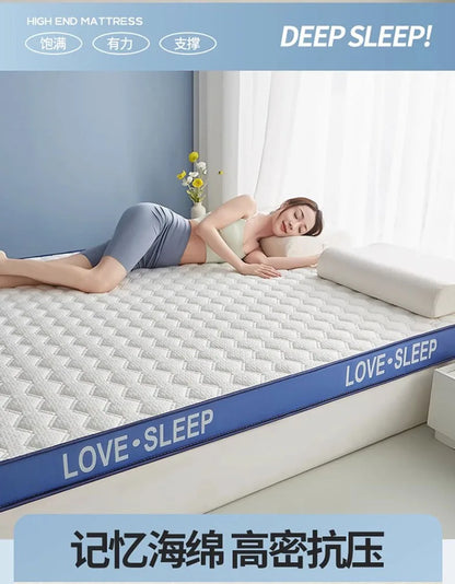 Latex matratze nach Hause gepolstert Studenten wohnheim Tatami verdickt Einzel-und Doppel benutzer definierte Memory Baumwolle Bett matte
