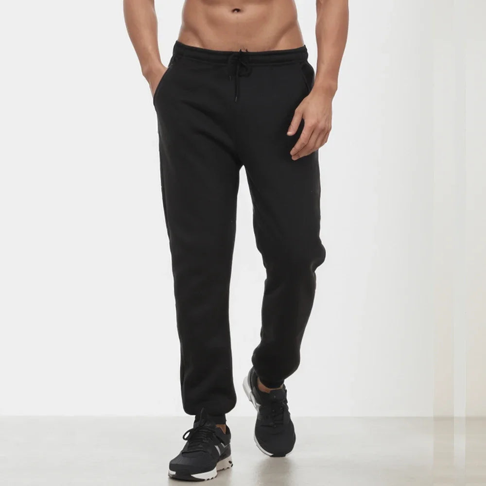 Männer Casual Jogginghose Fleece Sport Hosen Unisex Fashion Solid Lose Hosen Streetwear Herbst Winter Jogging Fitness Hosen
