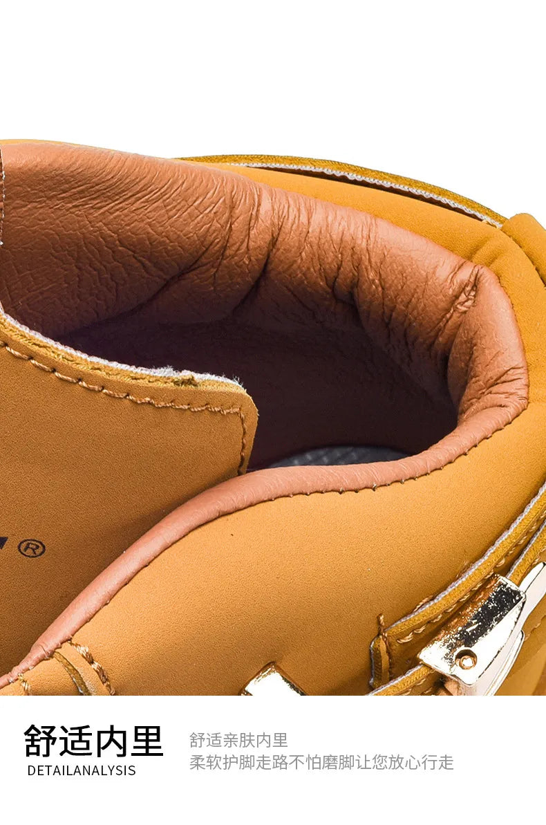 Hot Fashion Brown Sneakers Men 2024 Designer Men High Top Shoes Comfortable Platform Shoes Men Casual Mens Skateboard Sneakers.