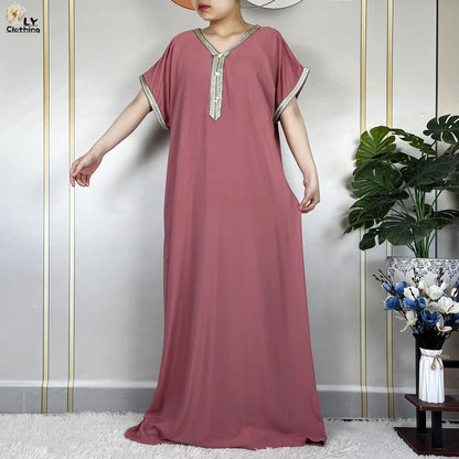Neue Sommer-Kaftan-Abaya 2023, afrikanische Kleider für Frauen, traditionelle Kleidung, Islam-Gebetskleidung, Türkei, muslimische lose Robe, Ramadan.
