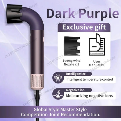 220V High-speed Professional Leafless Hair Dryer Negative Ion Scalp Care High Power Top Household Blower Salon Hairstyle Machine