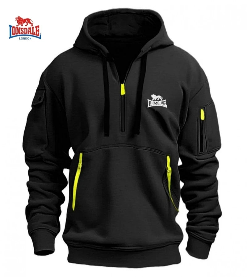 2024 Autumn Winter High Quality Dropped Shoulder Hooded Sweatshirt Men's Women's Plus Size Loose Pullover Fashion Sweatshirt.