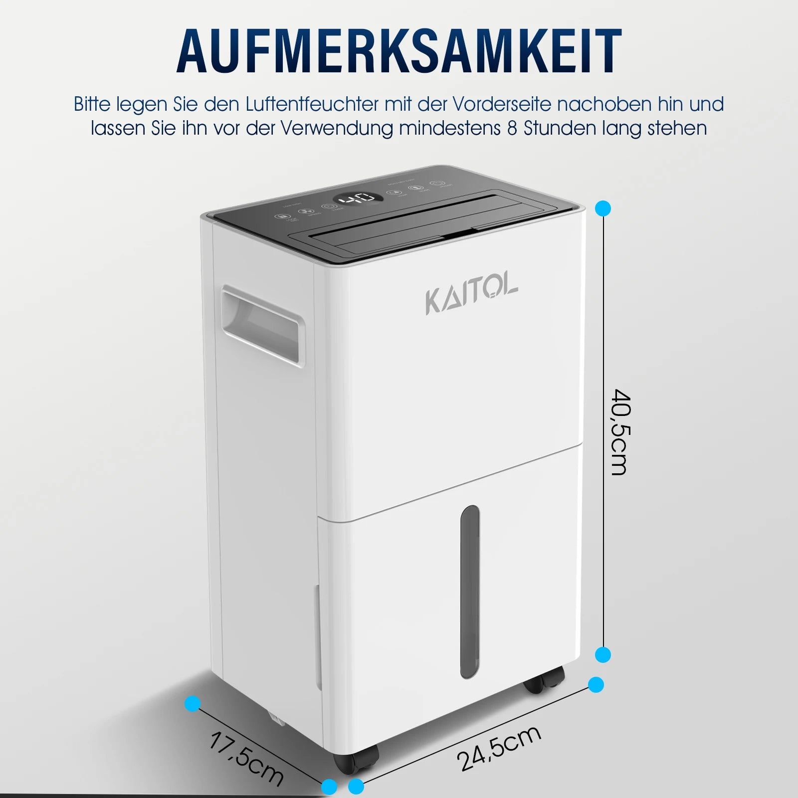 Anion purification dehumidifier home bedroom Silent automatic defrost basement clothes drying LED touch screen deshumidificador.