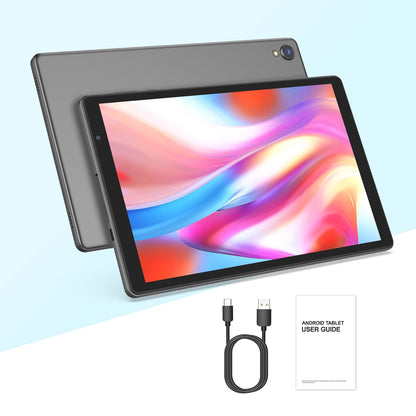 BAKEN 10-inch Tablet, Quad-core Processor, 4 (2+2)GB ROM + 32GB RAM, 1TB Expandable Memory, Wi-Fi 6, Bluetooth, Google Play GMS.