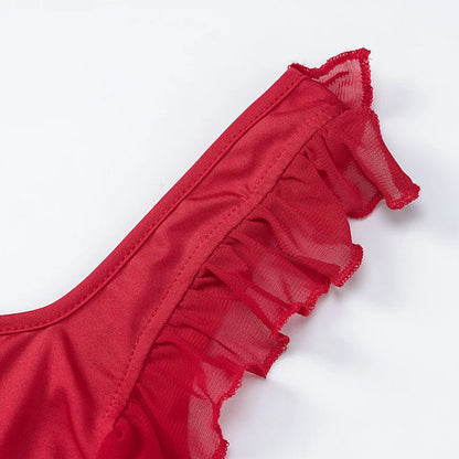 Mode Bodycon Split Unregelmäßige Rüschen 2025, Sommer Frauen Sexy Backless Ärmellose Kleider Hohe Taille Elegante Halter Party Kleid