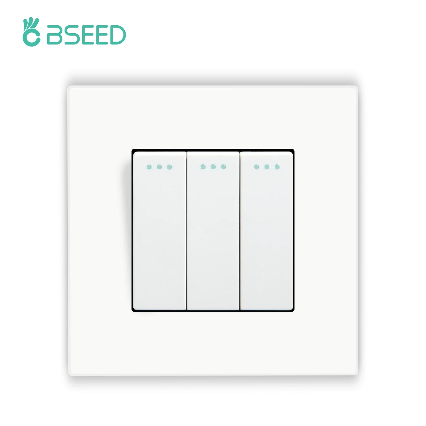 BSEED EU-Wandsteckdosen Typ C USB-Steckdosen Doppelte Steckdosen Dreifachsteckdosen Kunststoffrahmen Deutschland Steckdose mit Dual-USB