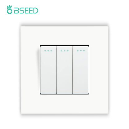 BSEED EU-Wandsteckdosen Typ C USB-Steckdosen Doppelte Steckdosen Dreifachsteckdosen Kunststoffrahmen Deutschland Steckdose mit Dual-USB