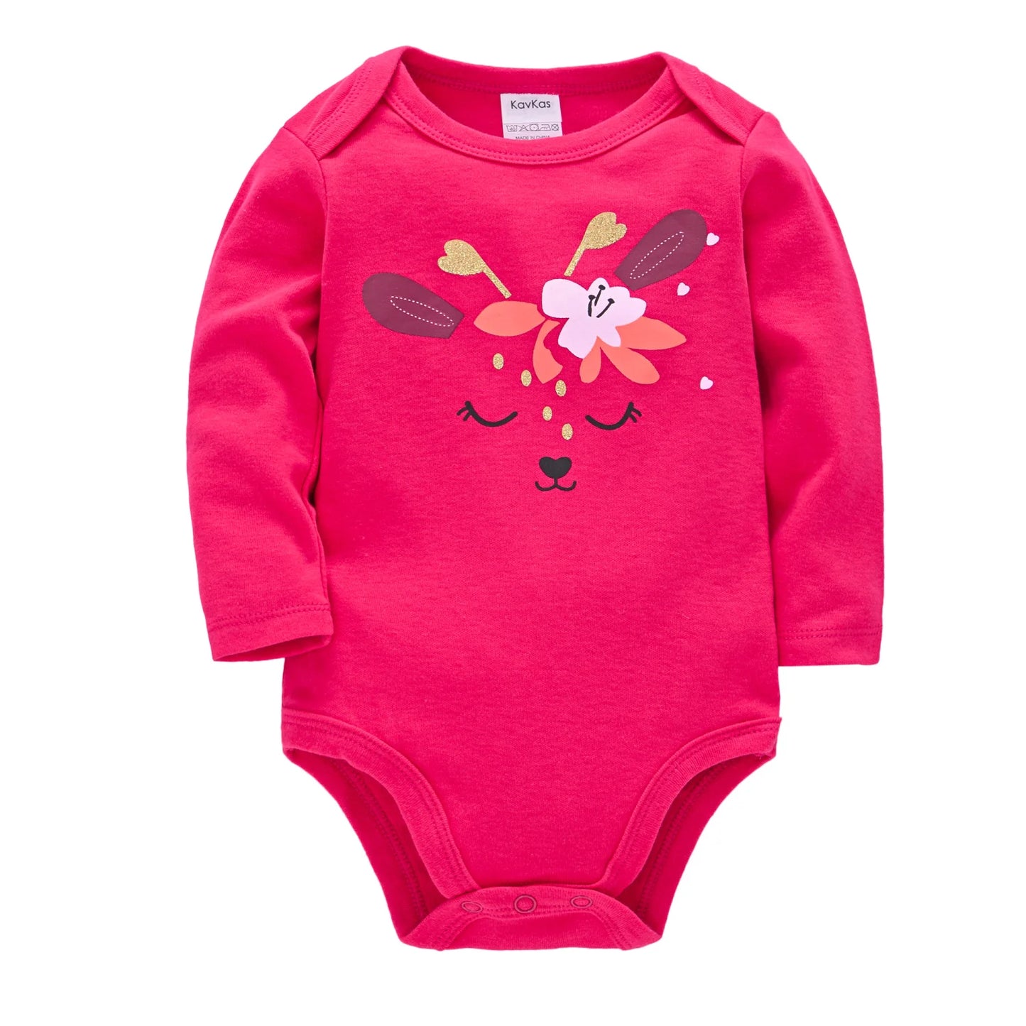 Kavkas Baby Mädchen Kleidung 100% Baumwolle Mädchen lRomper 0-12Months Neugeborenen Kostüm Cartoon Body Overall Für Bebe