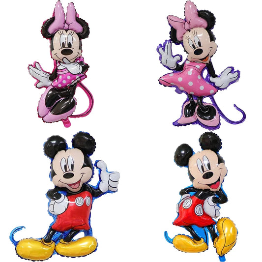Cartoon Mickey und Minnie Folienballon Mickey Mouse Heliumballon Geburtstag Party Dekoration Kinder Babyparty Globos.