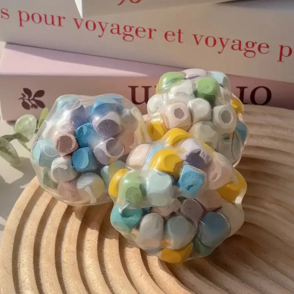 Squishy Dopamine Stress Ball Sensory Toys for Adults Kids, Anxiety Relief Fidget Toys, Squeeze Balls for ADHD Autism Focus.