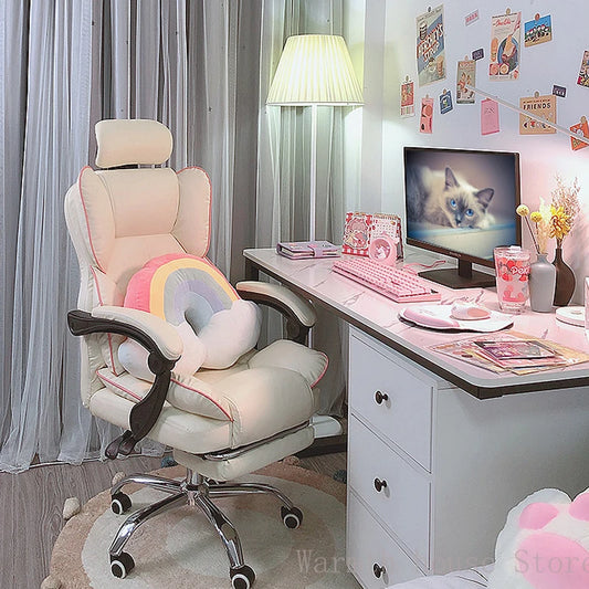 Neuer Gaming-Stuhl mit Fußstütze, zum Anheben des Spiels, hochwertiger ergonomischer Stuhl, Wohnmöbel, Büro-Computerstuhl, Gamer-Stuhl