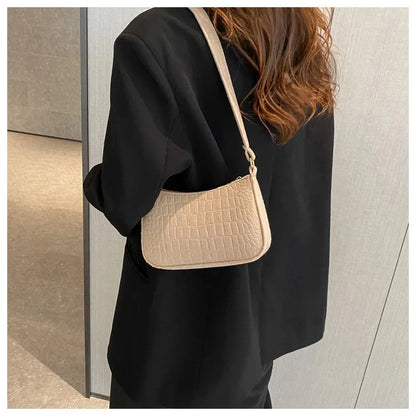 Small Square Bag Lady Felt Armpit Design Luxury Tote Released Fashion Ladies Handbag Under Crescent