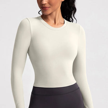 Cloud Hide Black Beauty Back Yoga Shirts Women Long Sleeve Blouse Plus Size Sports Gym Fitness Top Running T-Shirt Workout Shirt.