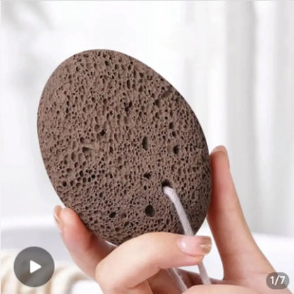 Pumice Stone , Scrubber Stone Pedicure Tools Natural Foot Scrubber for Exfoliation to Clear Callus on Hands Heels and Body.