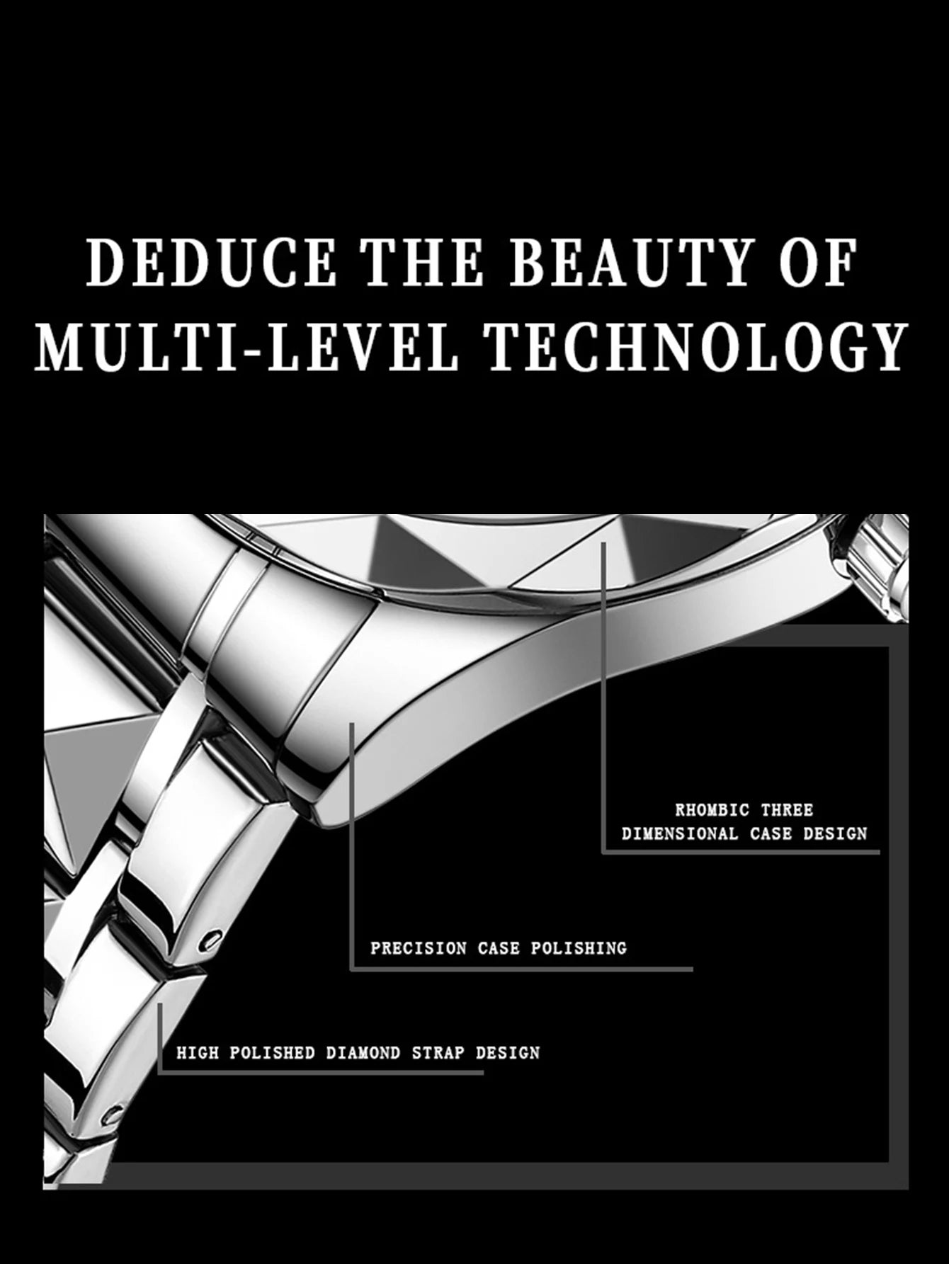 BINBONDB5552 30M Waterproof Luminous New Luxury Brand Quartz Womens Watches  Date Wristwatch Fashion Business Womens Watches.