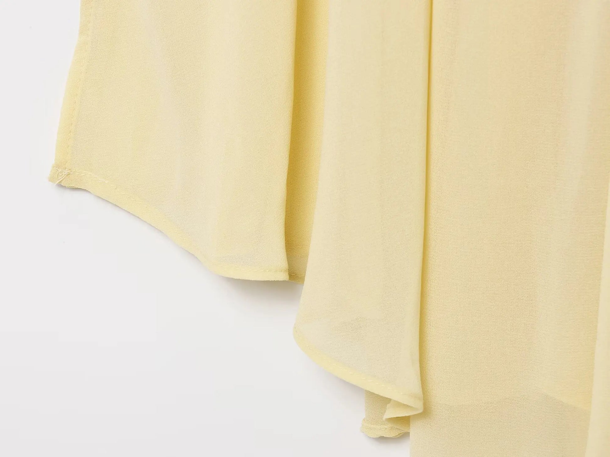 YENKYE New Fashion Side Drawstring High Waist Elegant Yellow Skirt Women Holiday Summer Loose Chiffon Midi Skirts faldas mujer.