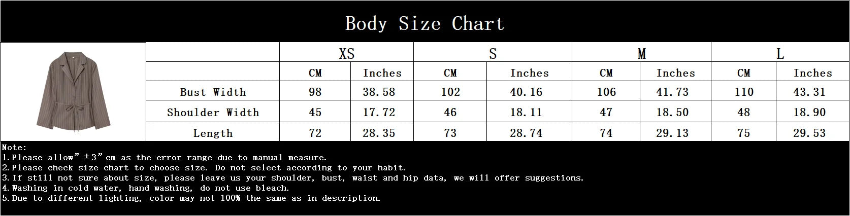 KONDALA Women Elegant Striped Blazer Suit Slim Button Blazer or Wide-leg Pants 2025 Spring Fall Fashion Mujer Commute Pants Set.