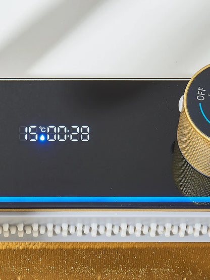 Große 304 Küchenspülen, 75 x 45 cm, Edelstahl, Küchen-Wasserfall-Waschbecken, Digitalanzeige, großes Einzelwaschbecken, Geschirrspüler-Wasserhahn