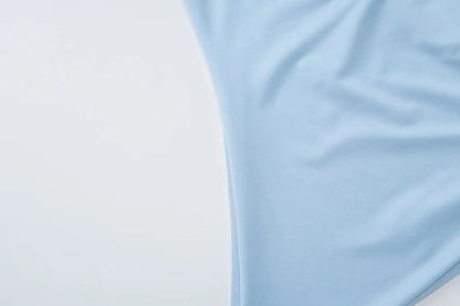 Cryptographic Summer Fashion One Shoulder Tops Slim Sexy Backless Basic Asymmetrical Women's Crop Top Tank Ruched Streetwear.