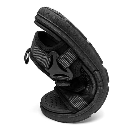 Summer Men's Sandals Outdoor Wadable Man Yoga Mat Insole Gladiator Open Beach Slippers Antiskid Durable Flat Men Shoes.