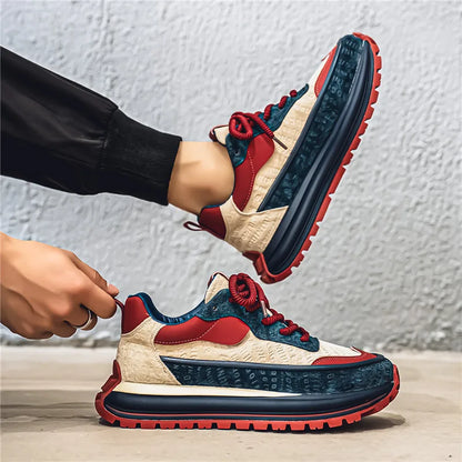 Thick Sole Men Chunky Sneakers Outdoor Wear-resistant Male Trends 2025 New Mens Casual Shoes Fashion Comfort Anti Slip Vulcanize.