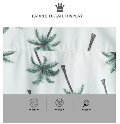 Beach Clothes For Men 2 Piece Set Quick Dry Hawaiian Shirt and Shorts Set Men Fashion Clothing Printing Casual Outfits Summer.