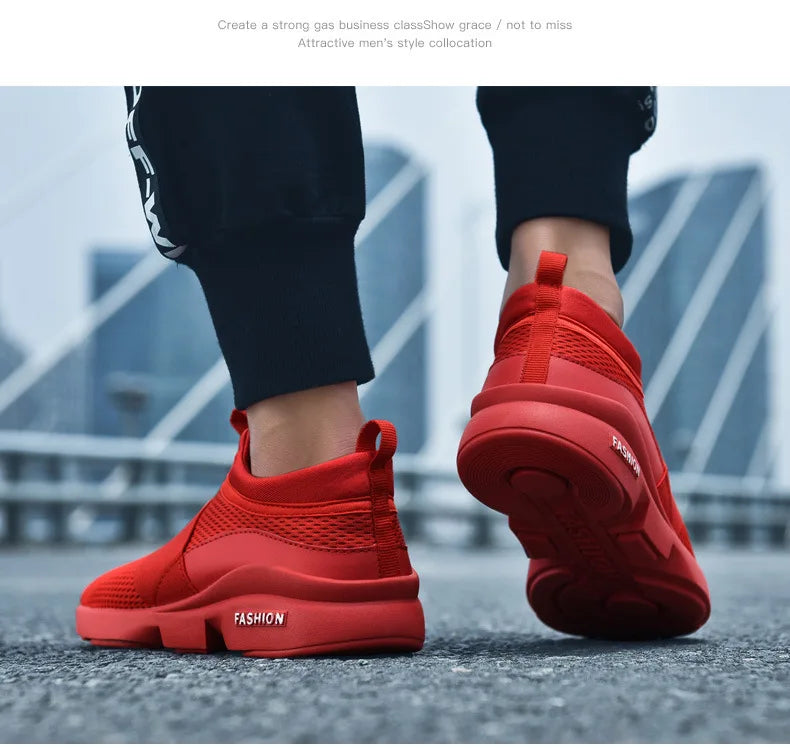 Men Shoes New Loafers Comfortable Fashion Mesh Man Casual Sneakers Couple Shoes Lightweight Non-slip Walking Footwear Size 48