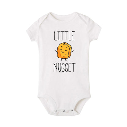 Little Nugget Baby Ankündigung Neugeborene Baby Bodys Sommer Jungen Mädchen Strampler Körper Schwangerschaft Offenbaren Kleidung Säugling Dusche Geschenk.