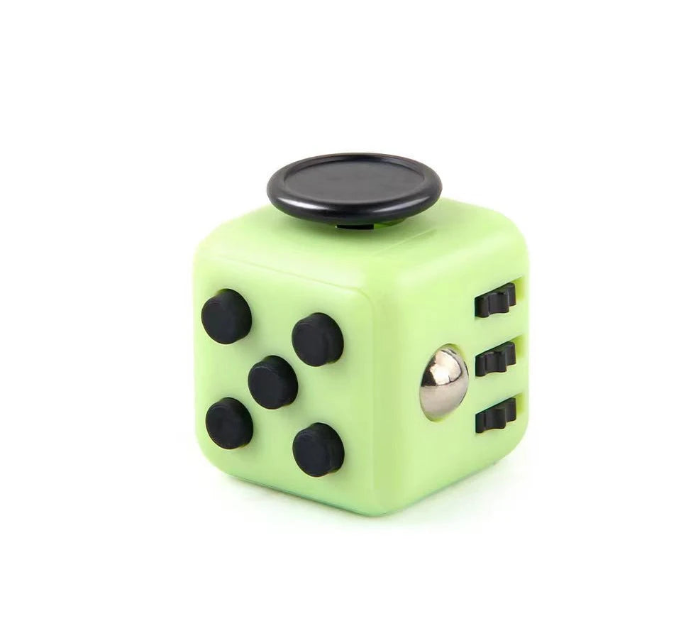 Solid Color Fidget Decompression Dice for Release Stress Autism Anxiety Relieve Adult Kids Stress Relief Anti-Stress Fingertip.