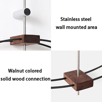 Spanische Wanduhr, minimalistische Uhr, Wohnzimmer, ästhetische Kunstuhren, Massivholzzeiger, große Wanduhr, stille Uhrwerkuhren