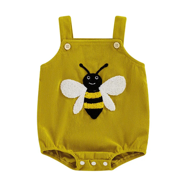 Frühling Herbst Baby Kleidung Cord Bodys 0-18M Kleinkind Mädchen Cartoon Body Casual Kleinkind Jungen Hosenträger Ein stück.