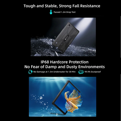 BMAX tablet I10S Pro Three-proof tablet Max14GB Memory(6GB+8GB) 128GB Storage Android 14 UNISOC T616 ARM Mail G57 4G Full Netcom.