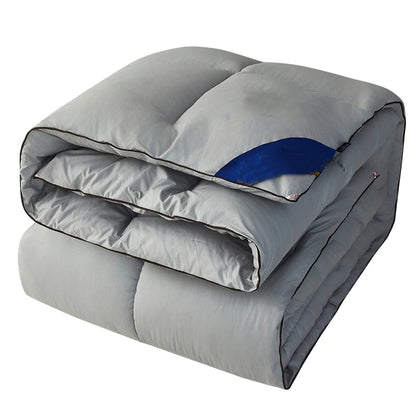 Winter Warm Thicken Duvet 100% Cotton Face Filling Fiber Down Quilts 150x200cm Home Sleeping White Duvet 1pc.