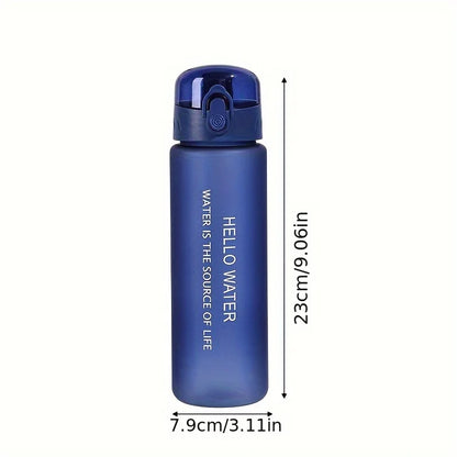 Lightweight Plastic Water Bottle with Daisy Design and Leak Proof Lid - Suitable for Office, Home, Gym, Travel - Reusable Cup.