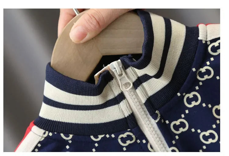 Spring Autumn Boys Clothing Sets Kids Fashion Cotton Coats+Pants 2pcs Tracksuits For Baby Children Sports Suits Toddler 2-12T.