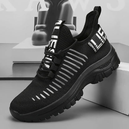 new Shoes for Man	Summer Walking Comfort Platform Sneakers Mesh Fashion Design Breathable Travel Training Jogging Shoes 36-46.