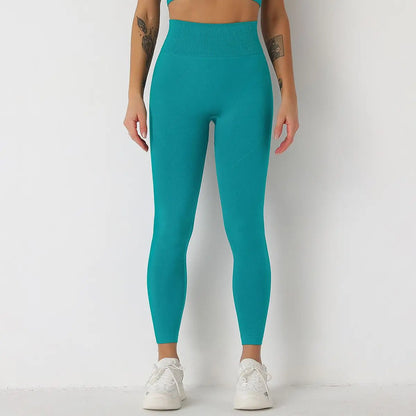 Seamless Sports for Women Yoga  Workout Fitness Wear High Waist Leggings Gym.