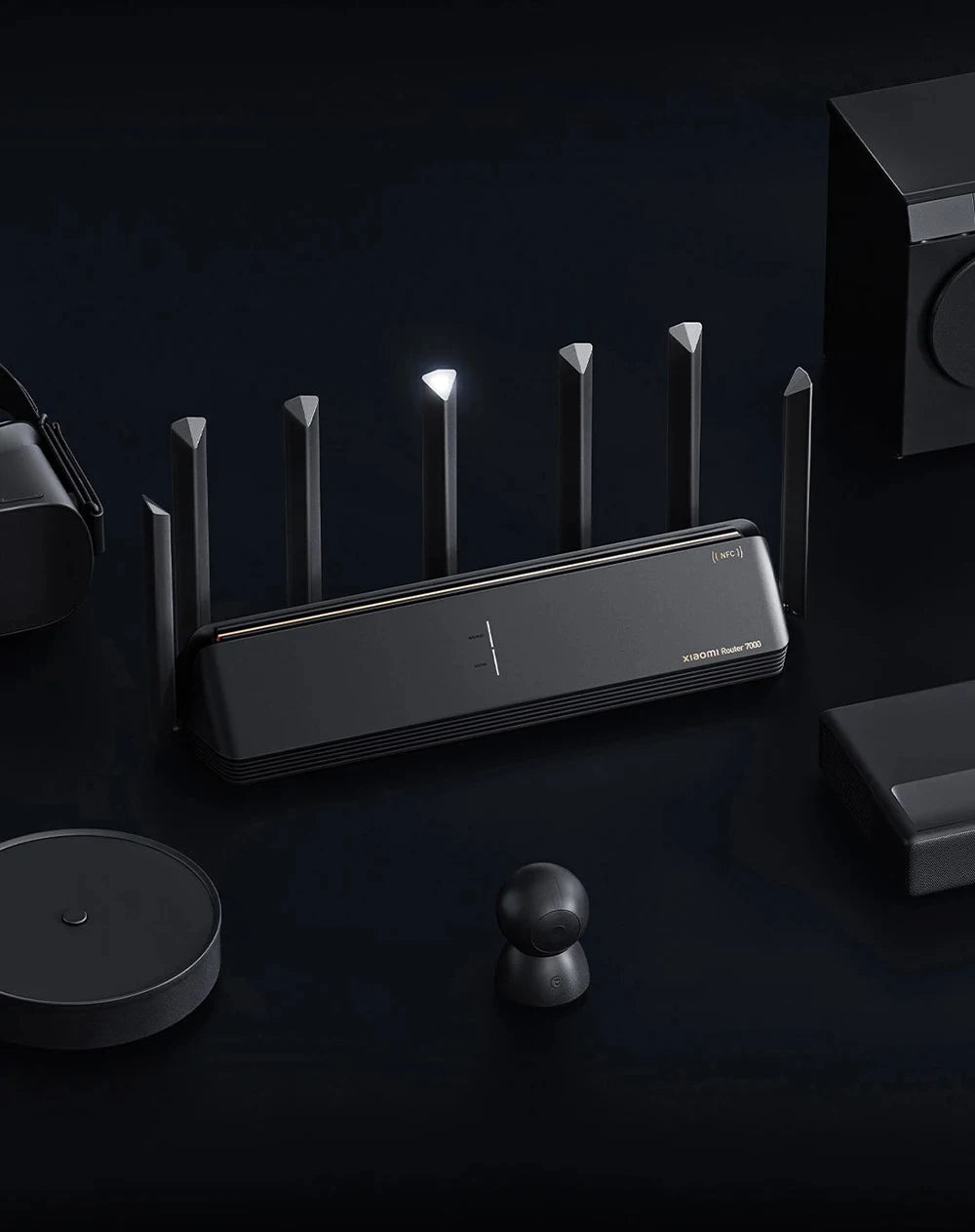 Original Xiaomi Mi Router BE7000 Tri-Band WiFi Repeater VPN 1GB Mesh USB 3.0 IPTV 4 X 2.5G Ethernet Ports Modem Signal Amplifier.