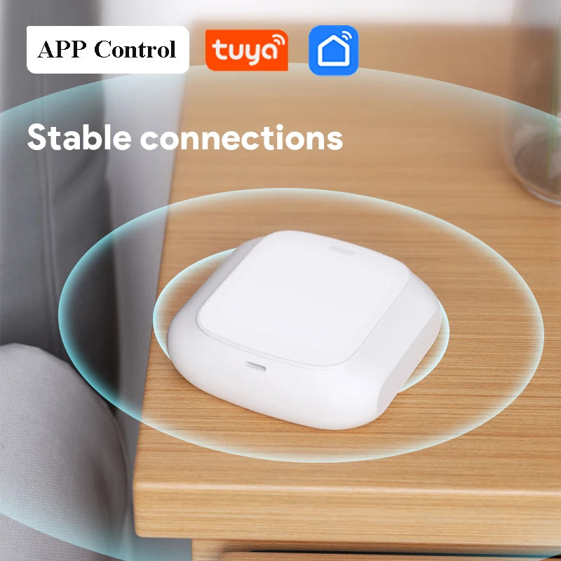 Tuya Smart WiFi/Zigbee Schalter Push Button Schalter 2 Gang 6 Szene Wireless Smart Home Fernbedienung Automatisierung Szenario schalter.