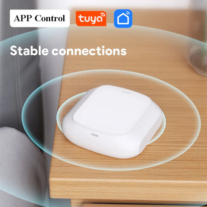 Tuya Smart WiFi/Zigbee Schalter Push Button Schalter 2 Gang 6 Szene Wireless Smart Home Fernbedienung Automatisierung Szenario schalter.