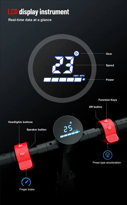 HX X6 Electric Scooter Adult 350W 7.5AH 36V 25KM/H Foldable Electric Kick E Scooter 5.5 inch Wheel EScooter For Adult Children.