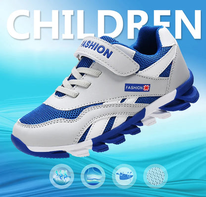 Breathable Summer Kids Sport Shoes 5-16Years Old Boys' Non-Slip Running Sneaker for Children Comfortable School Walking Footwear.